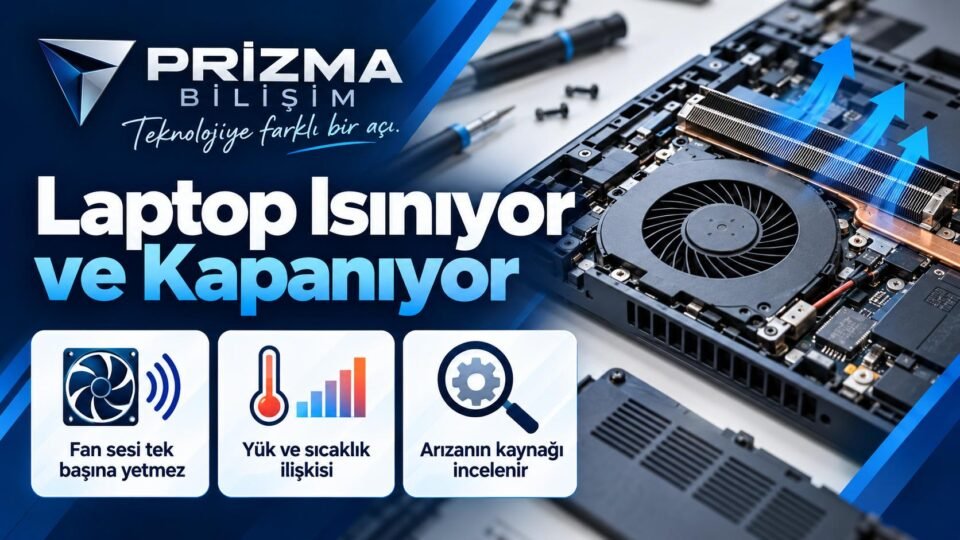 Laptop Aşırı Isınıyor ve Kapanıyor? Nedenleri ve Çözümü