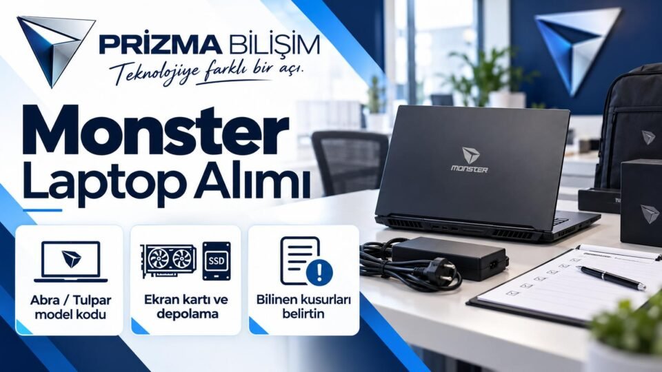 Bahçelievler Monster Laptop Alan Yerler | İstanbul Monster Alımı